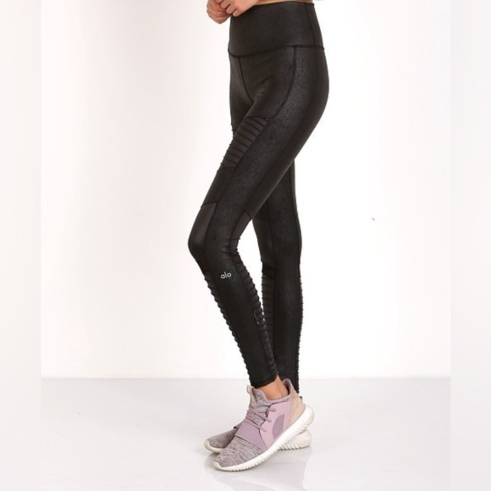 Alo Moto Faux Leather Leggings